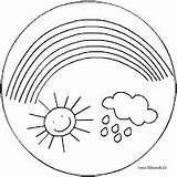 Wetter Regenbogen Sonne Kidsweb Zum Ausmalen Malvorlage Gewünscht Basteln Schule sketch template