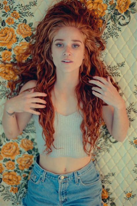 beautiful redhead on mattress stunning redhead beautiful red hair