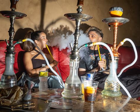 young arab americans  michigan find home   hookah lounge