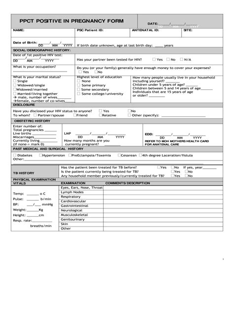 hospital positive pregnancy paperwork fill  sign  dochub