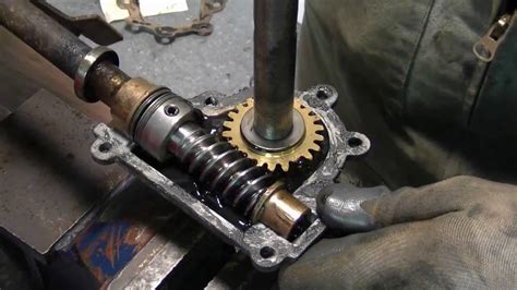 hp noma snowblower auger gear box repair part  youtube