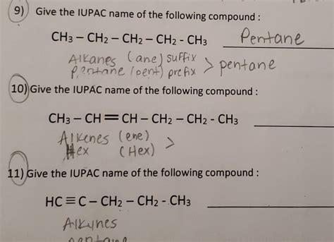 solved 9 give the iupac name of the following compound ch3