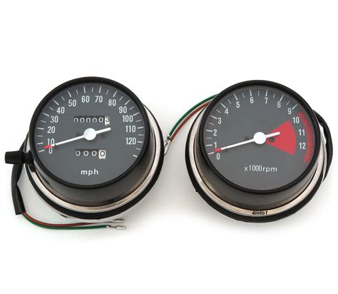 speedometer tachometer set honda cb   mph