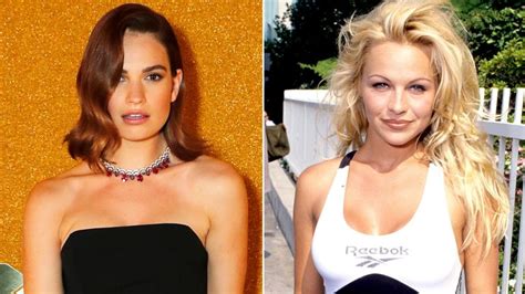 lily james to play pamela anderson in new hulu tv series pam and tommy
