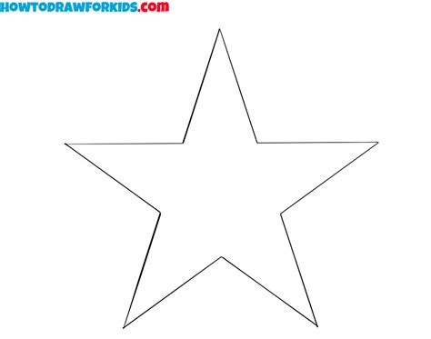 draw  star easy drawing tutorial  kids