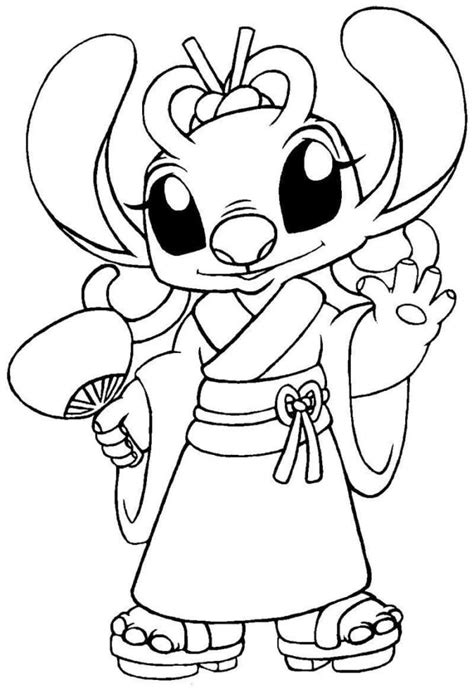lilo  stitch coloring pages printable coloring pages  kids