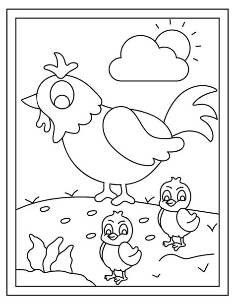 domestic animals  printable coloring pages etsy