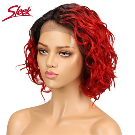 sleek brazilian human hair wigs for black women curly human hair wig