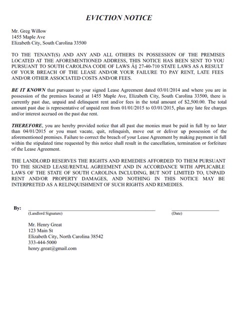 eviction notice template create a free eviction notice form
