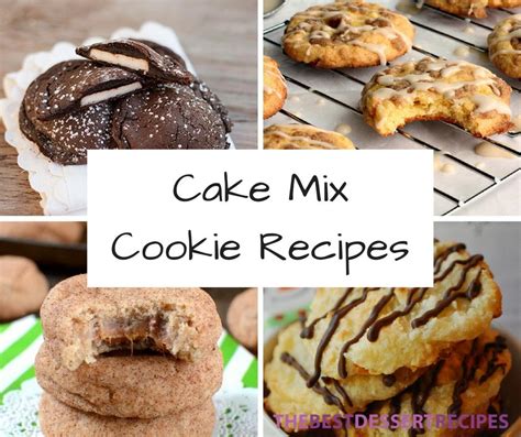 cake mix cookie recipes thebestdessertrecipescom