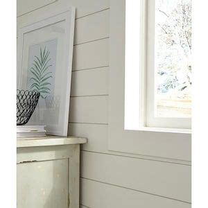 reliabilt     ft white mdf shiplap wall plank  pack covers