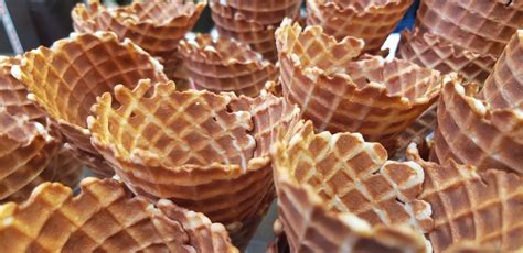 waffle cones  stock photo public domain pictures