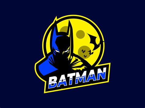 batman logo esport by alexandra agathus on dribbble