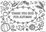 Coloring Autumn Fall Pages God Printable Thank Sheets Preschool Print Kids Leaves Supercoloring Thanksgiving Season Paper Drawing Work Leaf sketch template