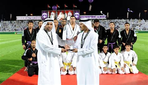 ceremony included  show presented     jiu jitsu players  demonstrated