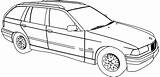 Bmw Coloring Car Touring Model Wecoloringpage sketch template