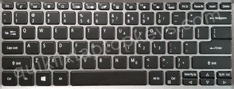 acer spin  replacement laptop keyboard keys