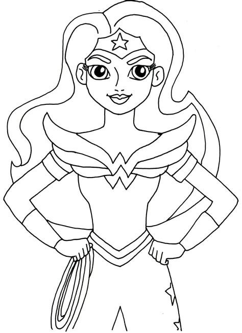 dc superhero girl coloring pages  getcoloringscom  printable