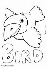 Mewarnai Hewan Binatang Anak Lore Pemandangan Burung Bunga Inspirasi Halaman Sparrow Winry Marini Dll sketch template