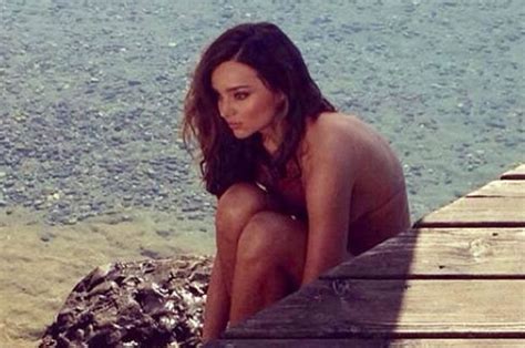Former Victoria S Secret Beauty Miranda Kerr Uploads Another Naked