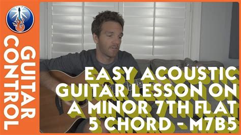 easy acoustic guitar lesson   minor  flat  chord mb youtube