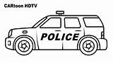Police Coloring Car Suv Pages Vehicles sketch template