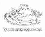 Canucks Vancouver Nhl Hurricanes sketch template