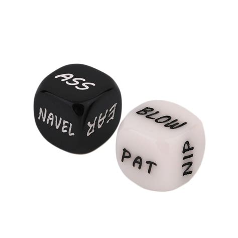 1 pair saucy adult dice funny bachelor party games toy naughty t