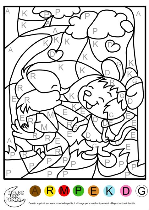 simple coloriage magique maternelle moyenne section collection