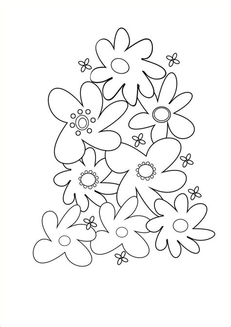 flower coloring pages flower coloring sheets  kids coloring