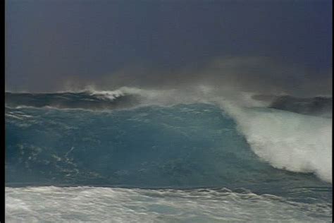 Ms Huge Ocean Waves Crashing Stock Footage Video 100 Royalty Free
