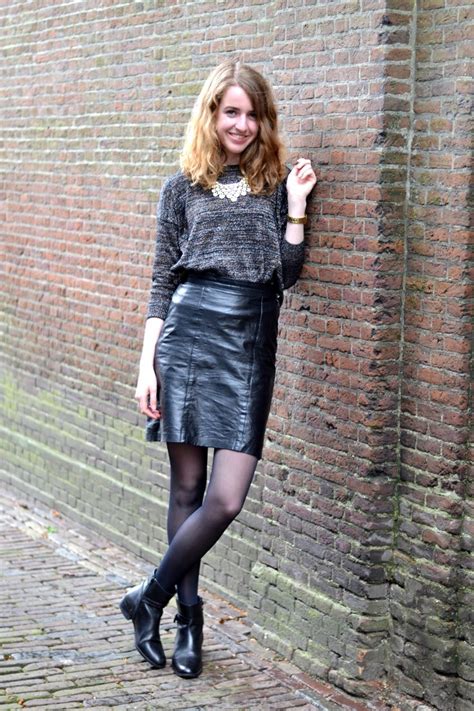 leather skirt from good blogsite kalcci style
