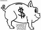 Coloring Bank Piggy Pages Print Comments Getdrawings Drawing Library Clipart Coloringhome sketch template