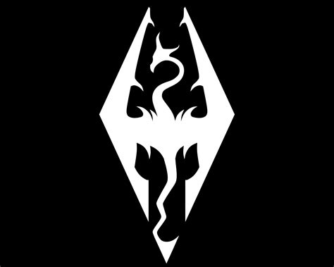 skyrim logo skyrim symbol meaning history  evolution