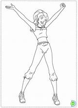 Totally Spies Dinokids sketch template