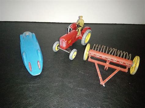 dinky  corgi  tractor massey harris hay rake catawiki