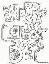 Labor Coloring Pages Doodle Alley Happy Crafts Activities Print Easy Color Printable Kids Fun Getcolorings sketch template