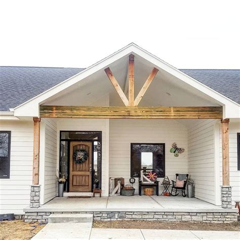 adorable   farmhouse front porch remodel ideas httpshomeideas