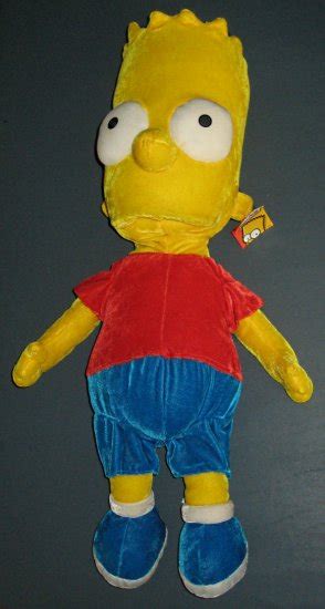 Sold The Simpsons Bart Simpson 24 Plush Doll 2 Feet Tall Nanco