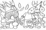 Coloring Pages Gnome Outside Outdoors Garden Gnomes Color Printable Getcolorings Popular Autumn Comments Print Coloringhome sketch template
