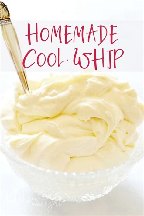 How To Make Homemade Cool Whip