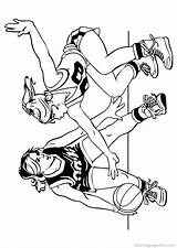 Basketbal Kleurplaat Hugolescargot Malvorlage Animaatjes Ausmalen Joueuses Partager Stemmen Stimmen sketch template