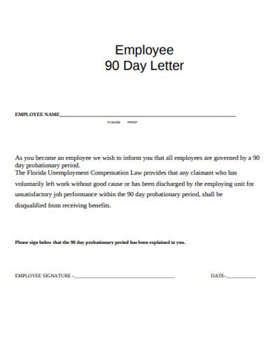 employee probation letter sample worldoperf