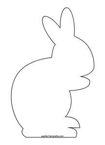bunny craft template easter pinterest bunny crafts bunny