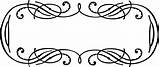Clipart Scrollwork Wedding Wikiclipart Designs sketch template