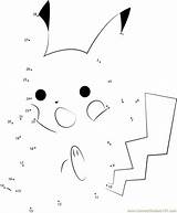 Pikachu Pokemon Connect Relier Worksheet Flying sketch template
