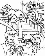 Scooby Doo Coloring Pages Printable Mystery Machine Team Staircase Shaggy Halloween 2ea1 Sliding Book Print Drawings Para Fred Colorear Colouring sketch template