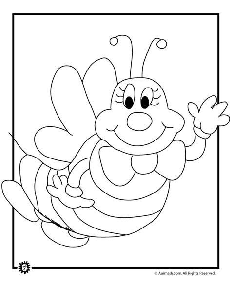 bees coloring pages coloring home