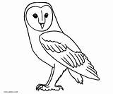 Owl Coloring Pages Snowy Halloween Barn Drawing Printable Cool2bkids Kids Animal Getdrawings sketch template