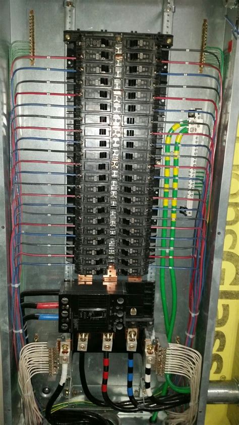 square  panel wiring